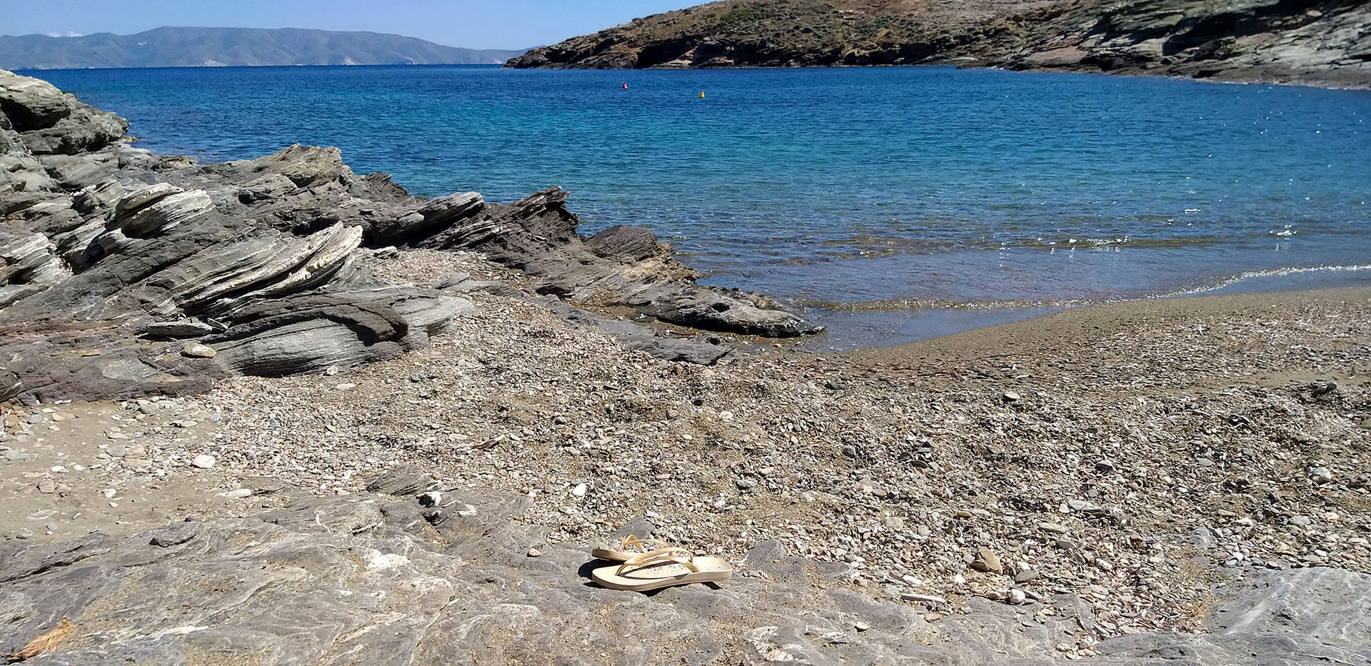 The beach of Petrusa and the unspoiled natural beauty of Kythnos