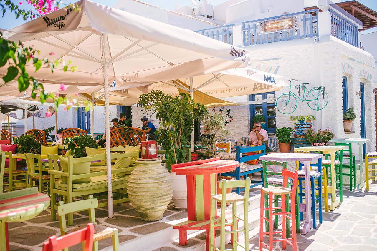 Moments of enjoyable calm in Chora, Kythnos