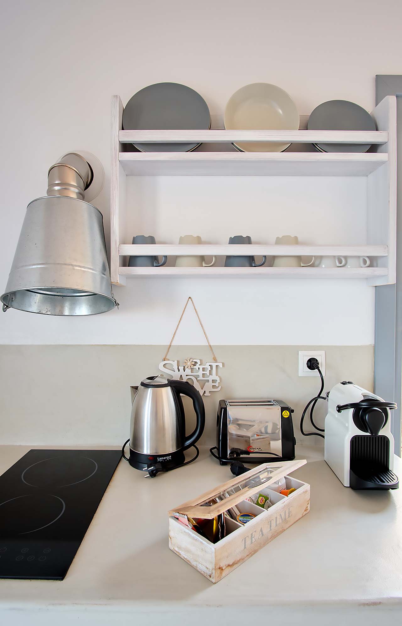 The suites are cleaned daily